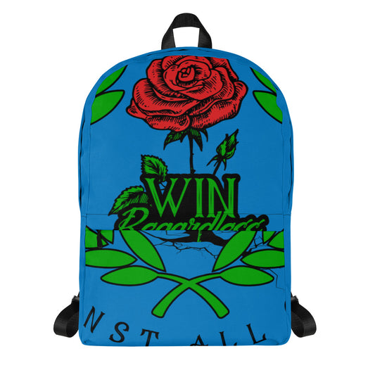 Win Rose Blue Backpack